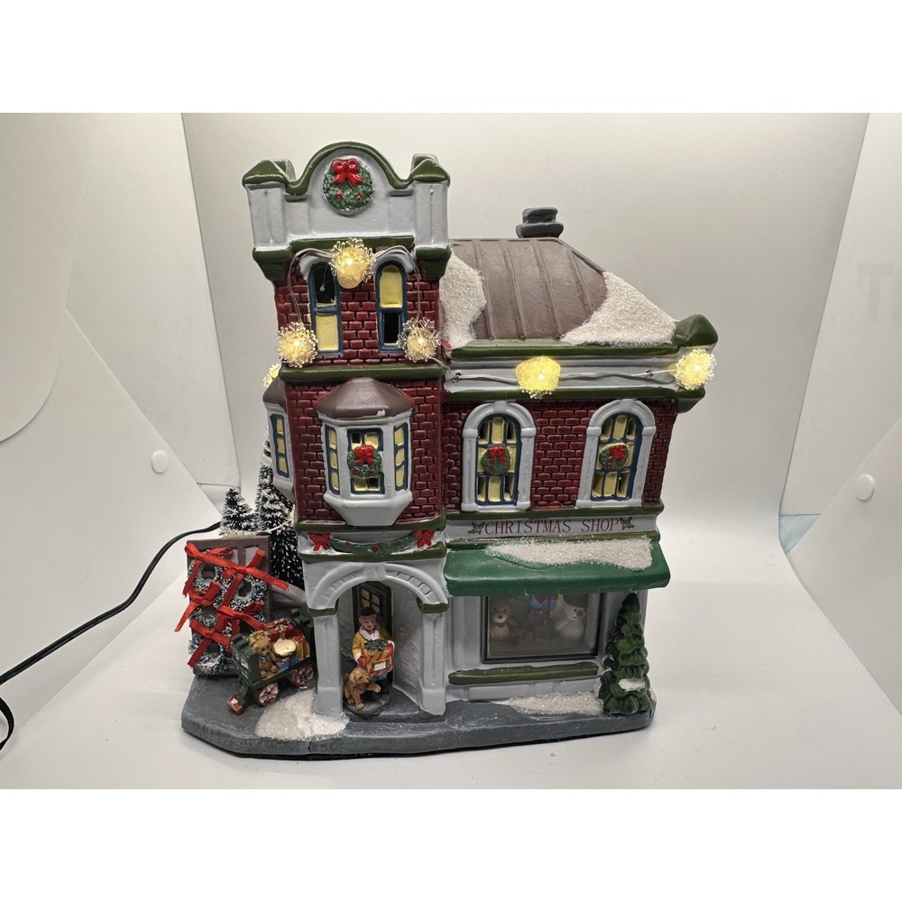 2020 Illuminated St. Nicholas Square Christmas Shop The Village‎ Collection